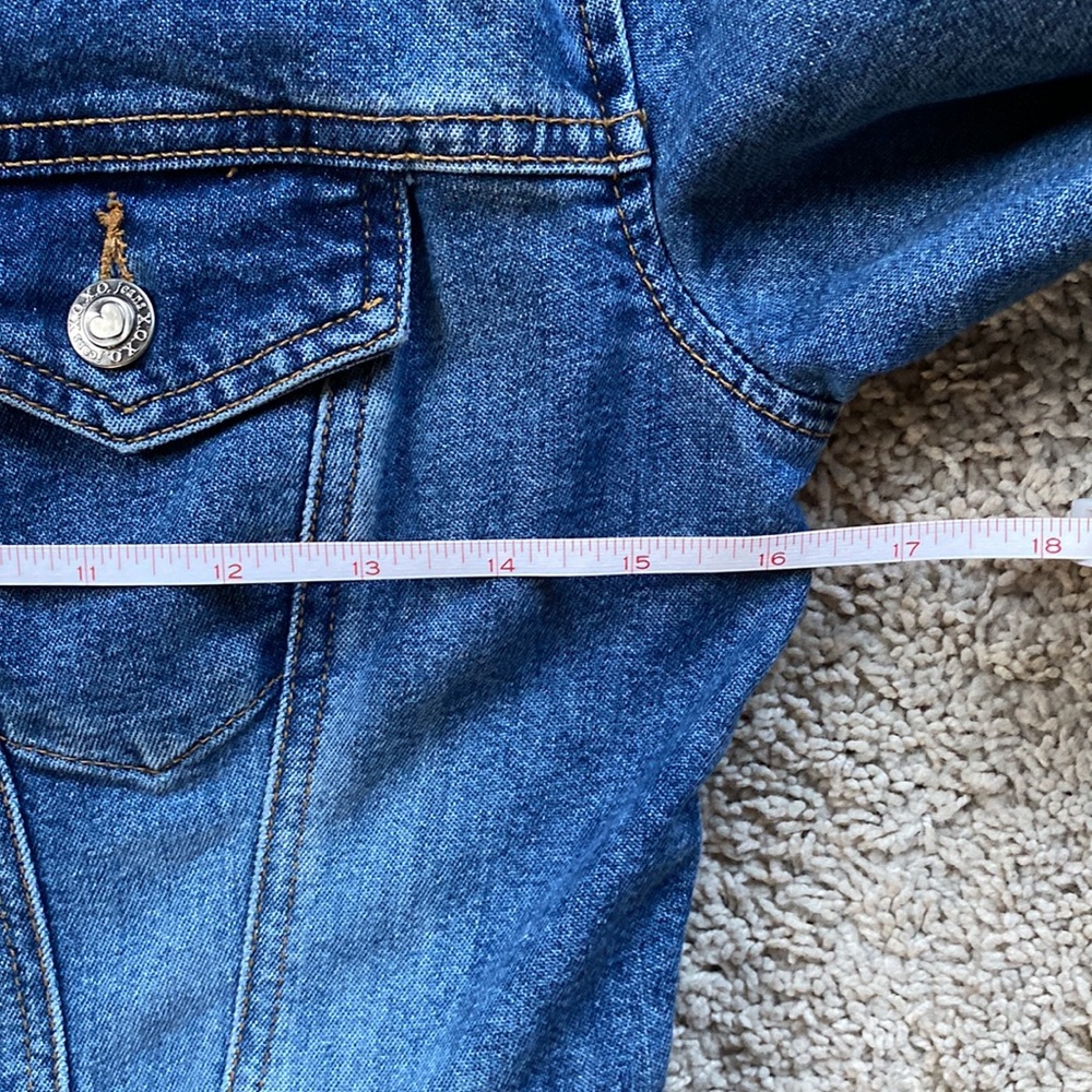 Vintage XOXO Denim button up dress coat - Picture 9 of 12